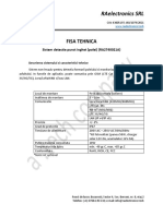 RA2740021A - Fisa tehnica Sistem detectie polei si umiditate