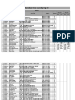 Final Exam Schedule (SPRING-20)