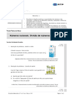 41 - Matematica - 5 - 6 - Ano - Números Racionais. Divisão de Números Racionais