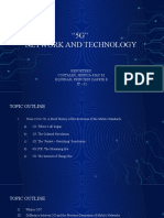 "5G" Network and Technology: Reporters: Costales, Jessica May M. Equinan, Princess Zarrie E. IT - 32