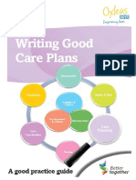Writing Good Care Plans Oxleas