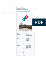 Domino'S Pizza: Jump To Navigationjump To Search