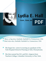 Lydia E. Hall: Core, Care, and Cure Model