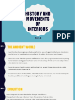 UNIT - 1 History & Movement of Interiors