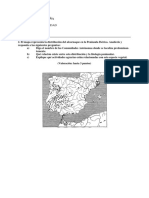 Prueba de Selectividad Ejercicios: Geografía de España