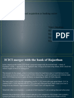 Mergers and Acquisition in Banking Sector