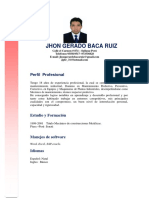 CV Jhon Baca Ruiz