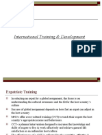 International Training & Development