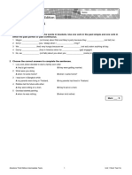 Unit 1 Short Test 1A: Grammar