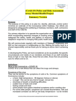 COVID Policy 2020 GATEWAY Summary Version V3 Dec2020