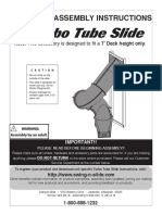 7' Turbo Tube Slide: Assembly Instructions