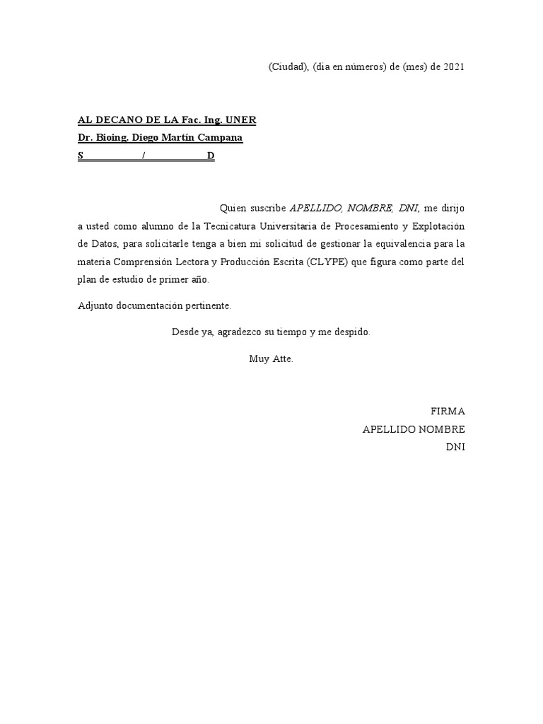 Nota Modelo | PDF