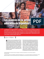 Feldfeber M - Los Avances de La Privatizacion Educativa en Argentina