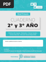 Cuaderno: Nivel Primario