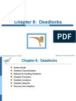 Chapter 8: Deadlocks: Silberschatz, Galvin and Gagne ©2013 Operating System Concepts - 9 Edition