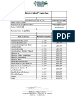 Plano de Manutenção Preventiva