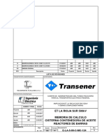 E LA 5 00 C MC 124 B Memoria de Cálculo Cisterna Reactores de Barras