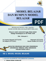 MODEL-MODEL BELAJAR DAN RUMPUN MODEL