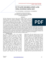 Intelligent Waste Segregation and Alerting System Using Iot: Ms.R.Vishnupriya, R.Nivethitha, S.Sowndarya, S.Sushmitha