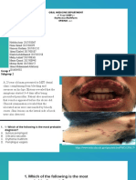 Oral Medicine Department 4 Year-OMP411 Erythema Multiform SPRING 2021