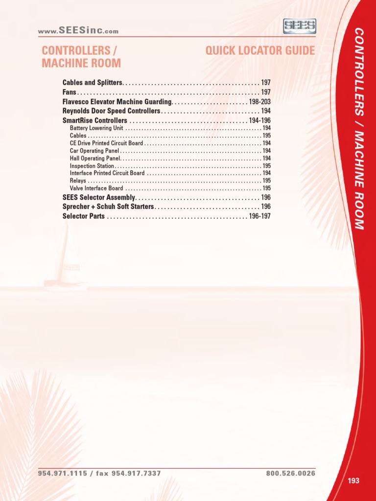 Controllers 2019 SEES Catalog Low Res | PDF | Elevator | Relay