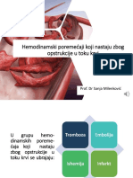 Predavanje OPSTRUKTIVNI HEMODINAMSKI POREMEĆAJI TELESNIH TEČNOSTI