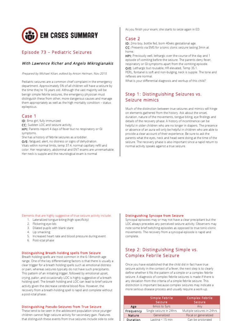 Case 2: With Lawrence Richer and Angelo Mikrogianakis | PDF | Midazolam ...