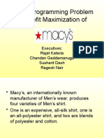 Linear Programming Problem On Profit Maximization of