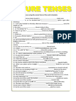 Complete The Sentences Using The Correct Form of The Verb in Brackets