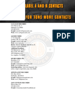 The Complete List of Record Label AR Contacts Smart Rapper LLC