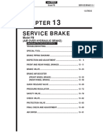 Service Brake: Model FB (Air Over Hydraulic Brake)