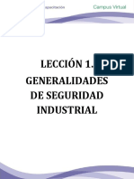 Leccion 1. Generalidades de Seguridad Industrial