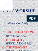 True Worship: (Revelation 5:1-9)