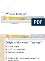 What Is Ecology?: Concepts