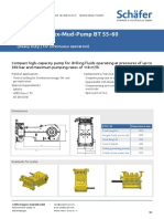 Schäfer Triplex-Mud-Pump BT 55-60: (Heavy Duty / For Continuous Operation)