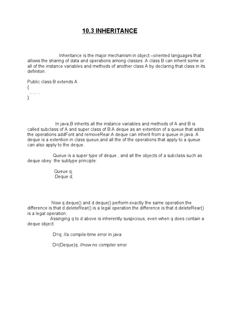 A Comprehensive Explanation of Inheritance, Dynamic Binding, and C++ ...