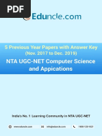 NTA UGC-NET Computer Science and Appications: 5 Previous Year Papers With Answer Key