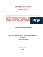 Modelo - Relatótio - Final Projeto Integrador Temas Trans Juridico