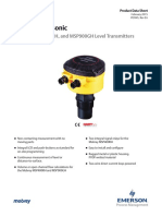 Mobrey Ultrasonic: MSP422, MSP400RH, and MSP900GH Level Transmitters