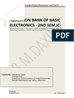 Question Bank of Basic Electronics - 2nd Sem IC