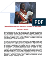 Toussaint Louverture: Les Douze Facettes de Son Génie Par Leslie F. Manigat
