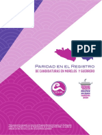 Paridad en el Registro de Candidaturas en Morelos y Guerrero