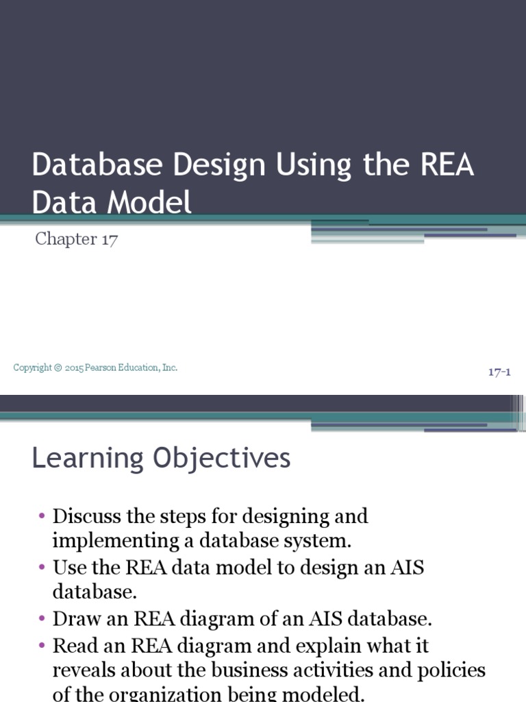 Database Design Using The REA Data Model | PDF | Data Model | Databases
