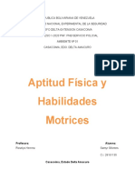 Aptitudes físicas y habilidades motrices