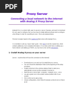 Analog X Proxy Server