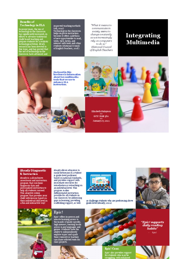 Integrating Multimedia Flyer | PDF | Differentiated Instruction 