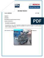 Informee Tecnico de Bomba Lineal Ot 7125