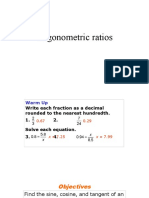 Trigonometric Ratios