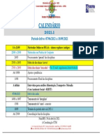 Calendário Acadêmico CTM 2021.1