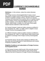 Foreign Currency Exchangeable Bonds